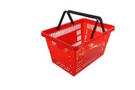 슈퍼마켓 소매 플라스틱 쇼핑 바구니 빨간/소형 쇼핑 바구니