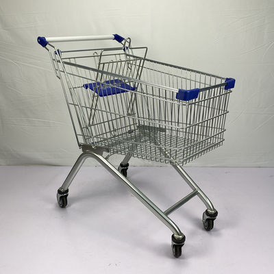 주문 정규적 유럽 쇼핑 손수레 125L 강철 슈퍼마켓 장바구니 110Kg 부하 용량 online manufacture