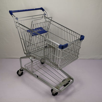 주문 저장소 쇼핑 손수레를 코팅하는 125L 정규 크기 슈퍼마켓 금속 손수레 파우더 online manufacture