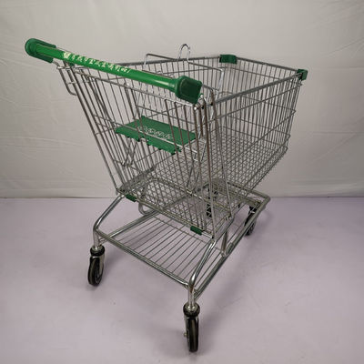 주문 큰 용량 210L 체인 식료품 와이어 쇼핑 손수레 아메리칸 스타일 아연 분말 코팅 online manufacture