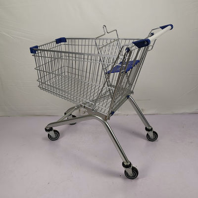 주문 금속 쇼핑 손수레 슈퍼마켓 장바구니를 코팅하는 125L 아연 분말 online manufacture