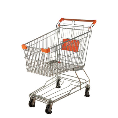 주문 아시아인 125L 표준 금속 쇼핑 손수레 슈퍼마켓 식료품 트롤리 카트 EN BS 1929년 online manufacture