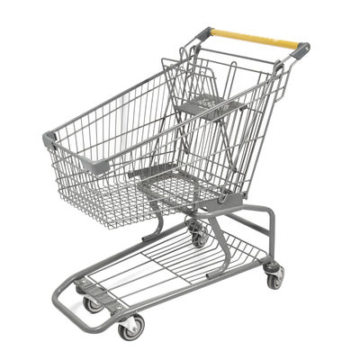 주문 60L Q195 철강 철강 장바구니 아메리칸 스타일 소매업 쇼핑 손수레 online manufacture