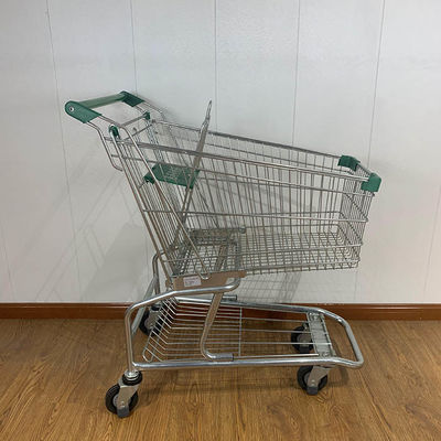 주문 100L 식료품 상점 롤링 트롤리 미국 스타일 슈퍼마켓 쇼핑 트롤리 online manufacture