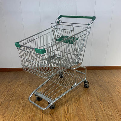 주문 125L 소매 식료품 카트 미국 스타일 슈퍼마켓 쇼핑 트롤 online manufacture