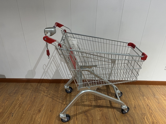 주문 125L 대용량 접이식 금속 쇼핑 카트 (어린이 좌석 포함) online manufacture