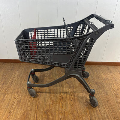 주문 130L European Style Plastic Supermarket Hypermarket Shopping Trolley 온라인 제조